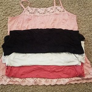 Lace trimmed cami